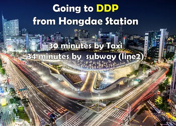 Starlight #hongdae Station 5min Апартаменты *